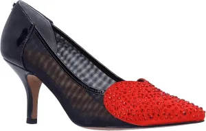 J. Renee Coopid - Heels for Women - Mesh Upper - Synthetic Lining - Memory Foam Insole - Synthetic Outsole