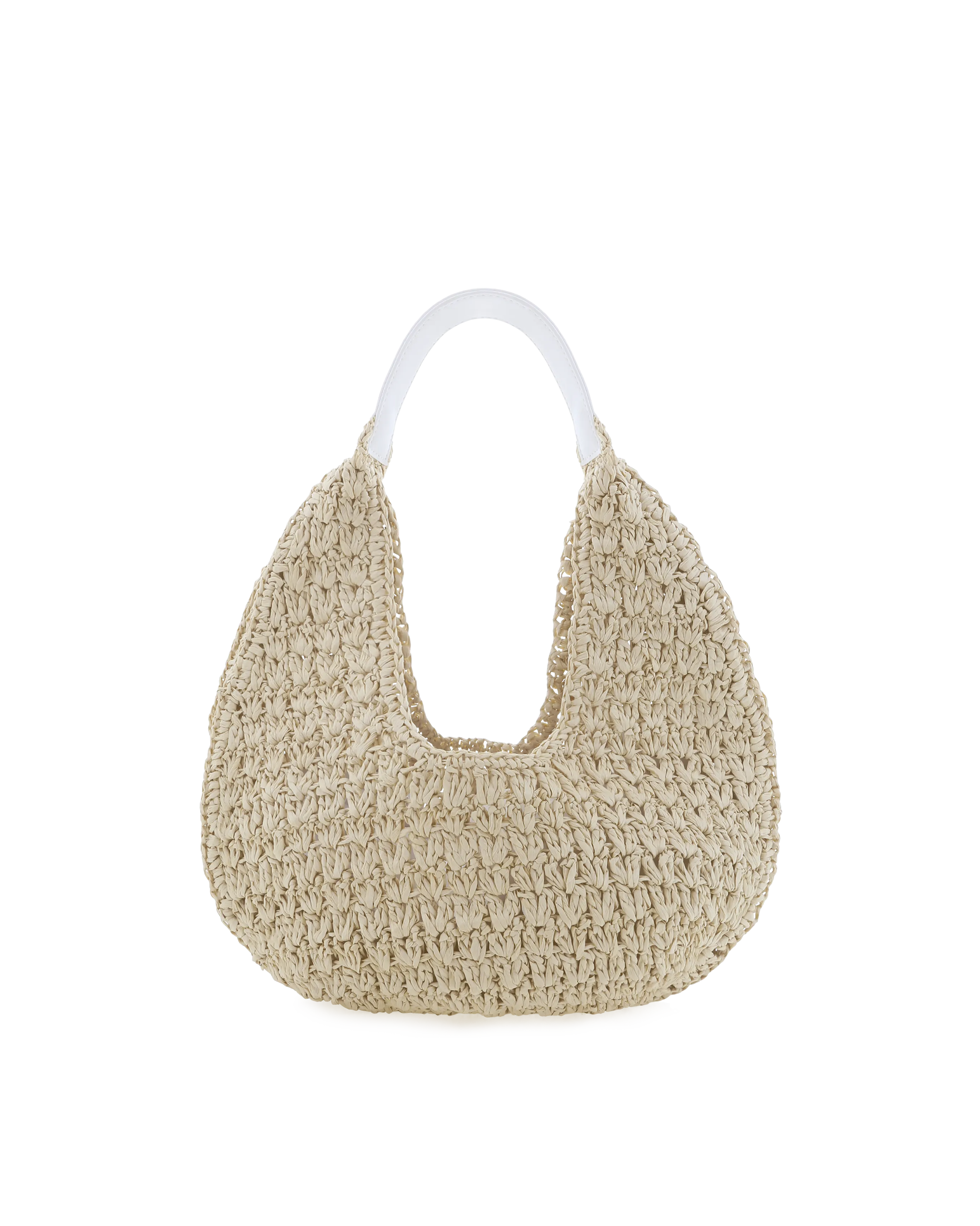 Jasmine Shoulder Bag - Natural Raffia