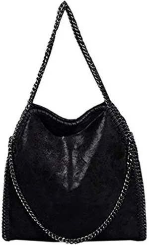 JOTHIN Large Crossbody Bags for Women Tote Bag Chain Womens Purse Designer Handbags Shoulder Bag(Black)