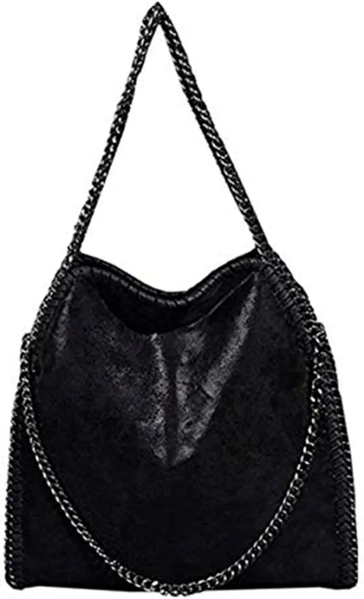 JOTHIN Large Crossbody Bags for Women Tote Bag Chain Womens Purse Designer Handbags Shoulder Bag(Black)
