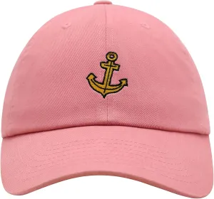 JPAK Anchor Premium Dad Hat Embroidered Cotton Baseball Cap Boat Pirate