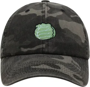 JPAK Cabbage Premium Dad Hat Embroidered Cotton Baseball Cap Cabbage Embroidery