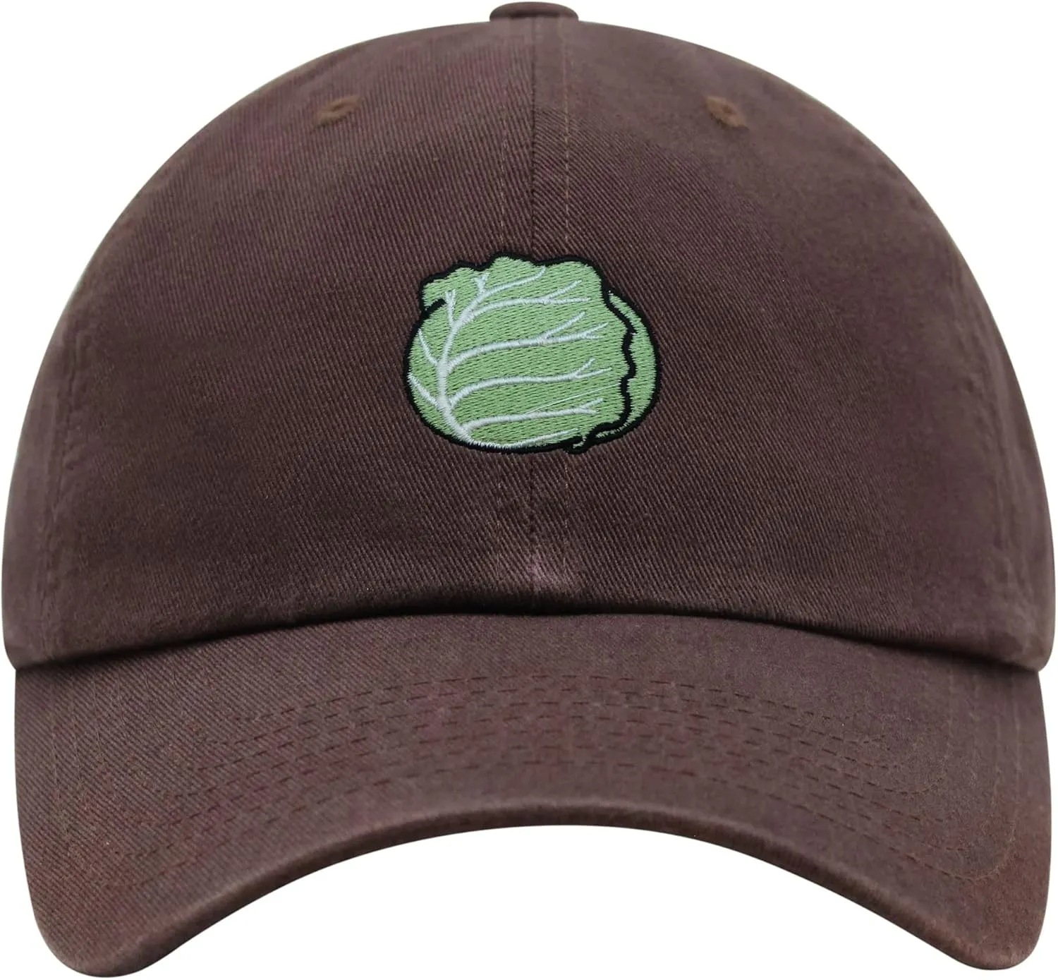 JPAK Cabbage Premium Dad Hat Embroidered Cotton Baseball Cap Cabbage Embroidery