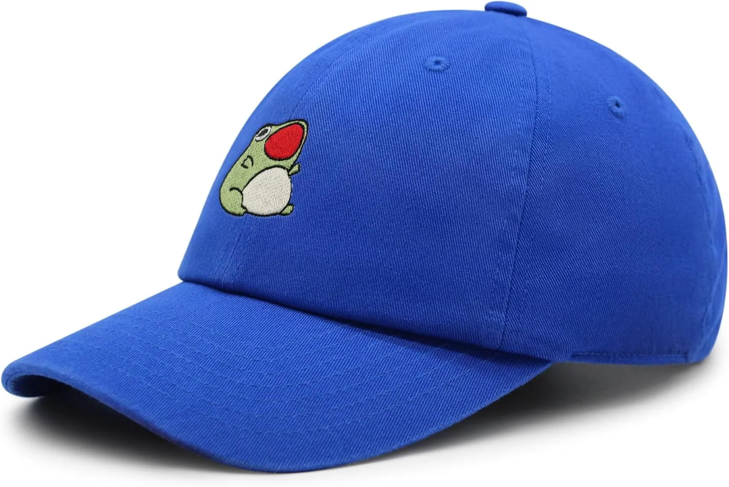 JPAK Chubby Frog Open Mouth Premium Dad Hat Embroidered Cotton Baseball Cap ChubbyFrog OpenMouth