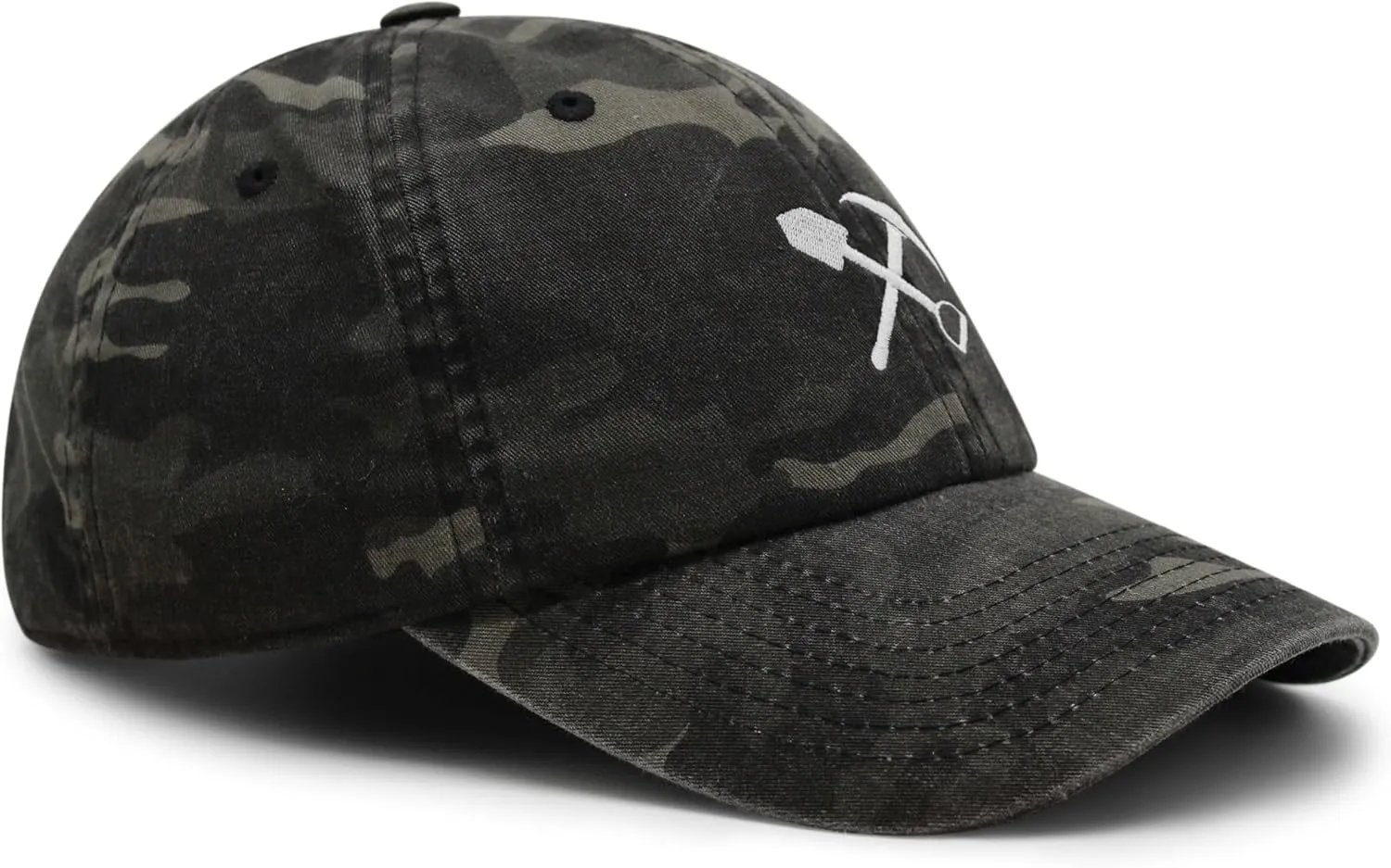 JPAK Crossed Mining Tools Premium Dad Hat Embroidered Cotton Baseball Cap Miningtools Embroidery