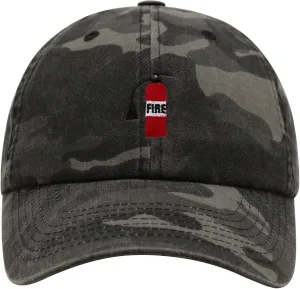 JPAK Fire Extinguisher Premium Dad Hat Embroidered Cotton Baseball Cap Funny Fireman