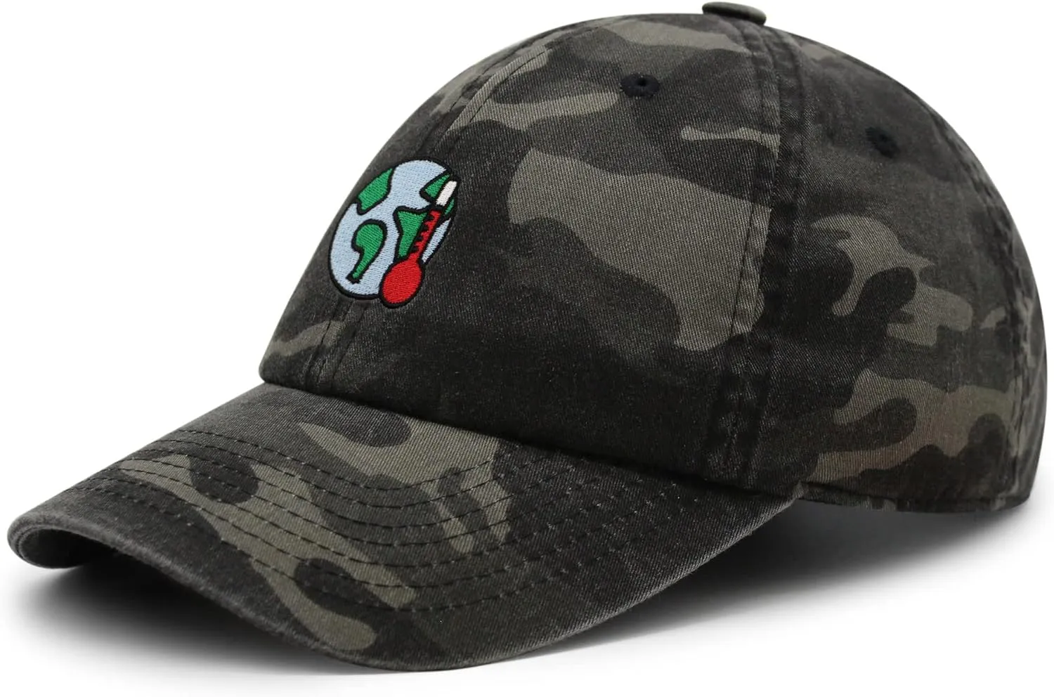 JPAK Global Warming Premium Dad Hat Embroidered Cotton Baseball Cap Save Earth