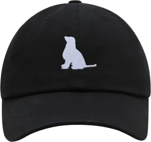 JPAK Golden Retriever Silhouette Premium Dad Hat Embroidered Cotton Baseball Cap Outline