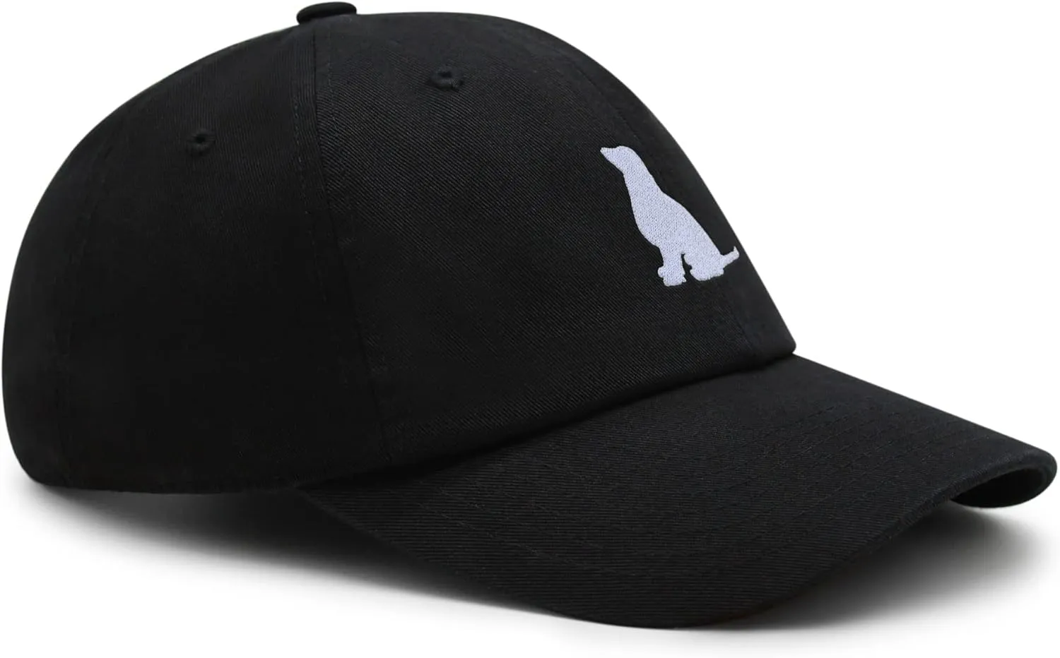 JPAK Golden Retriever Silhouette Premium Dad Hat Embroidered Cotton Baseball Cap Outline