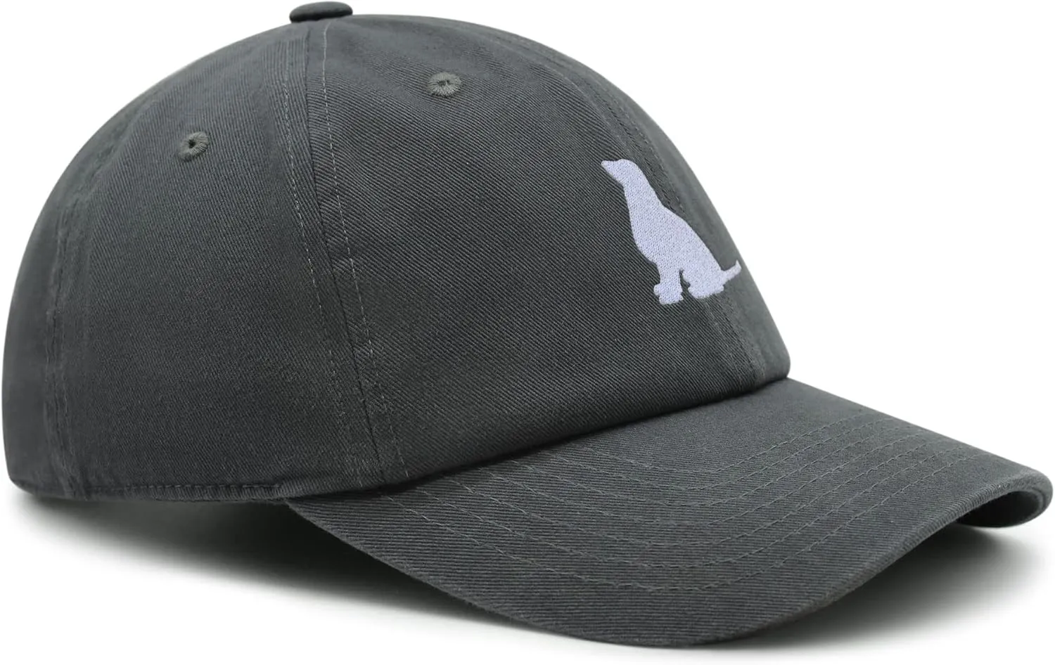 JPAK Golden Retriever Silhouette Premium Dad Hat Embroidered Cotton Baseball Cap Outline