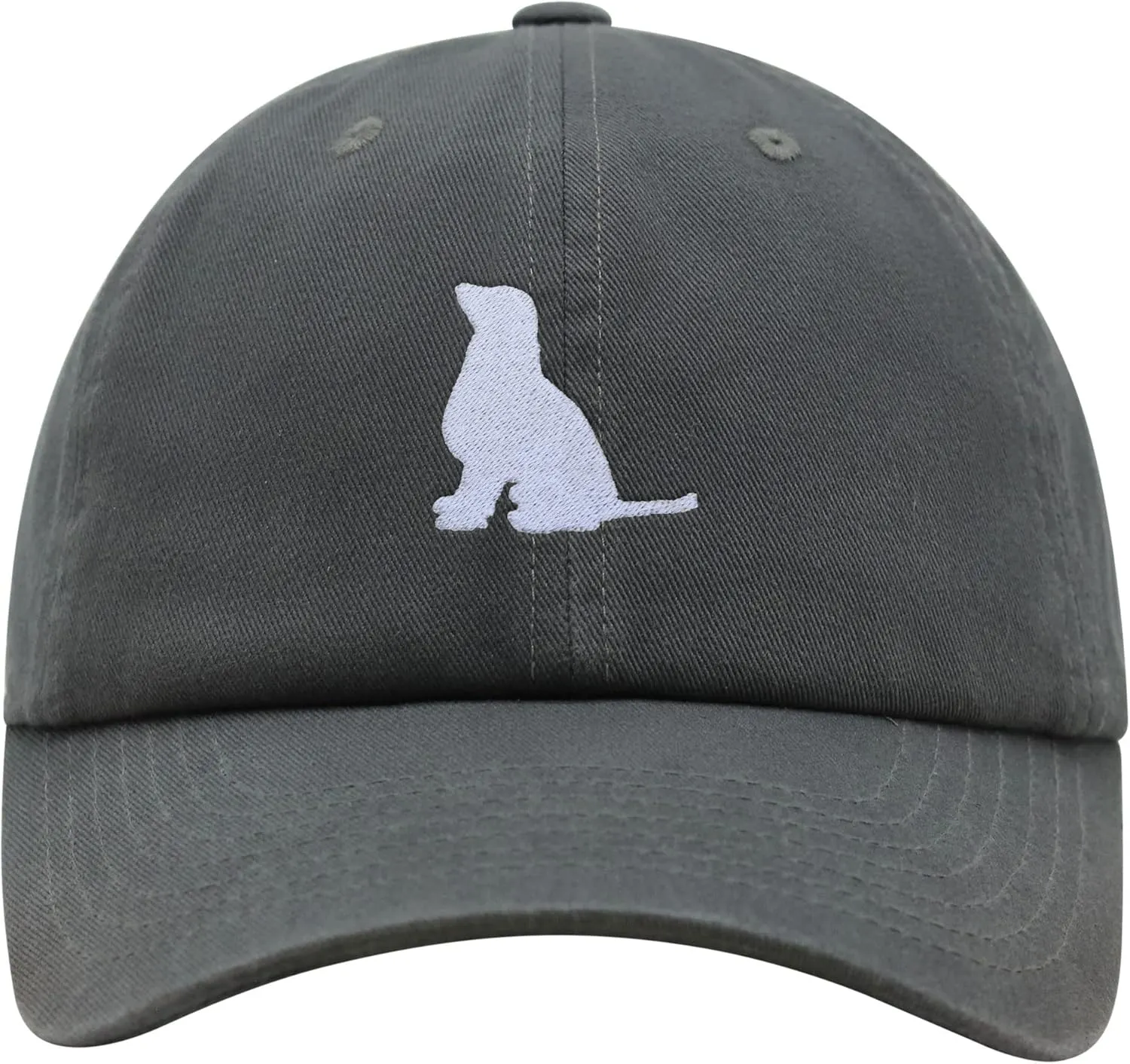 JPAK Golden Retriever Silhouette Premium Dad Hat Embroidered Cotton Baseball Cap Outline