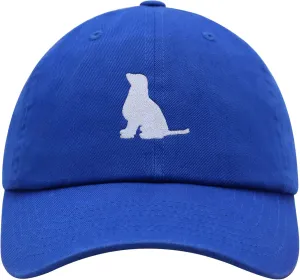 JPAK Golden Retriever Silhouette Premium Dad Hat Embroidered Cotton Baseball Cap Outline