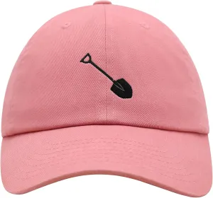 JPAK Shovel Silhouette Premium Dad Hat Embroidered Cotton Baseball Cap Shovel Embroidery