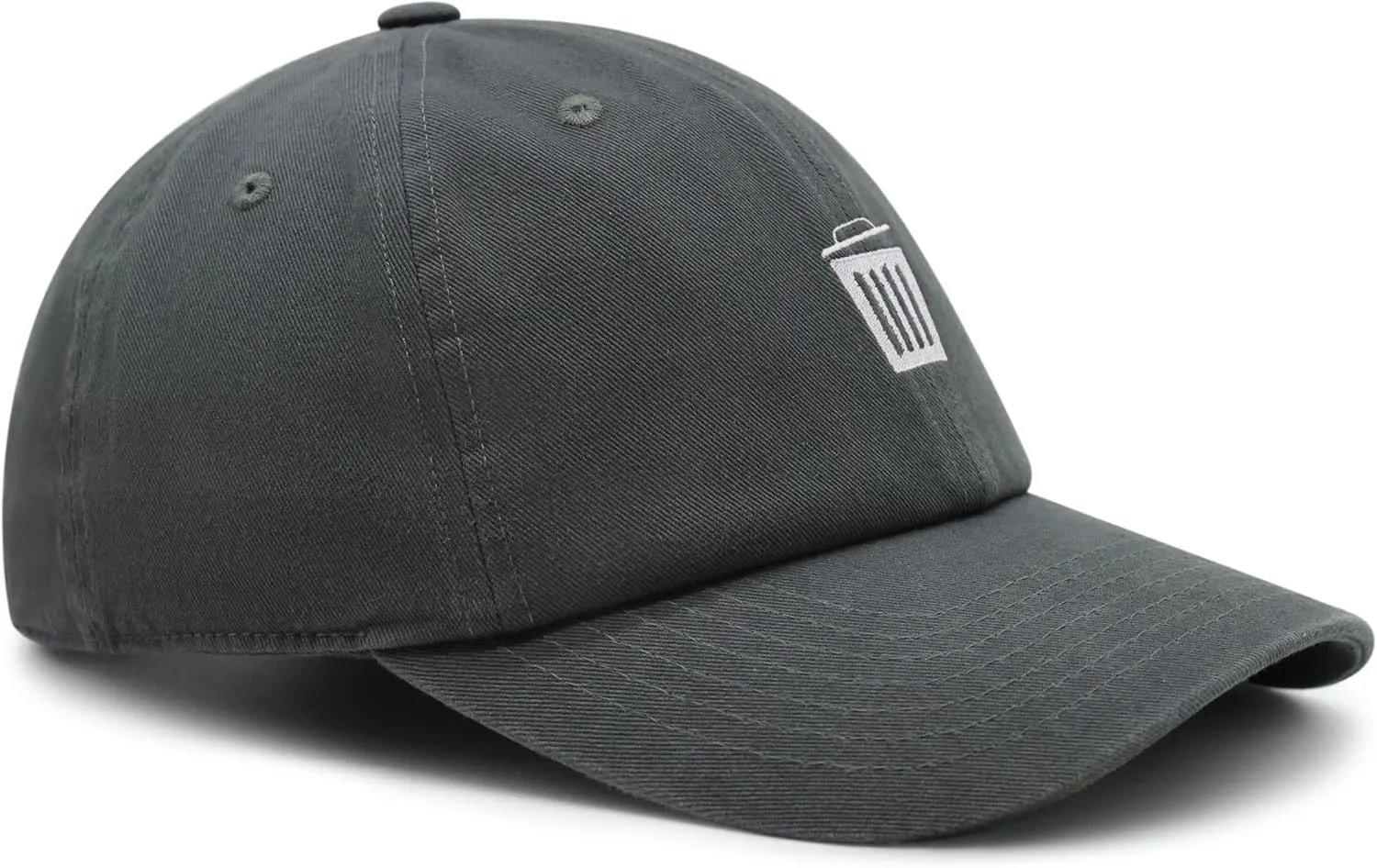 JPAK Trash Can Premium Dad Hat Embroidered Cotton Baseball Cap Bin