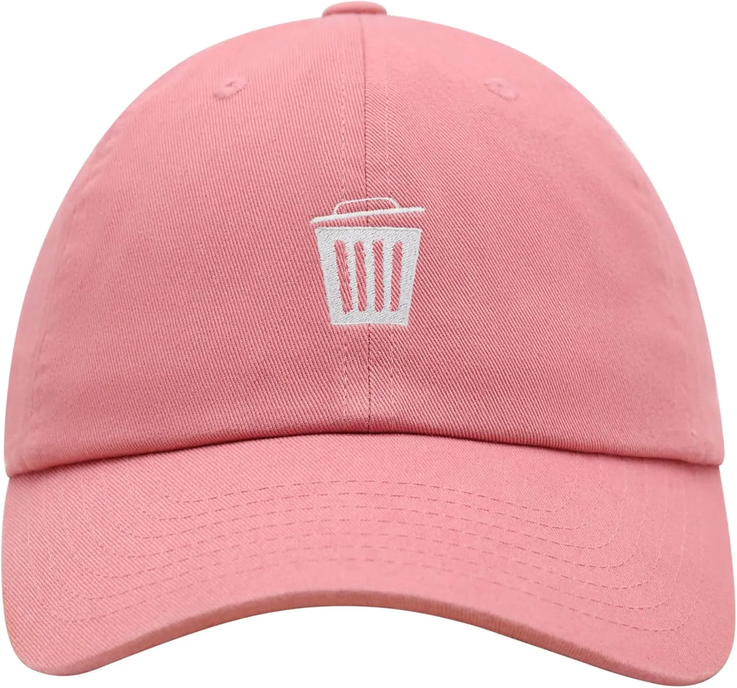 JPAK Trash Can Premium Dad Hat Embroidered Cotton Baseball Cap Bin
