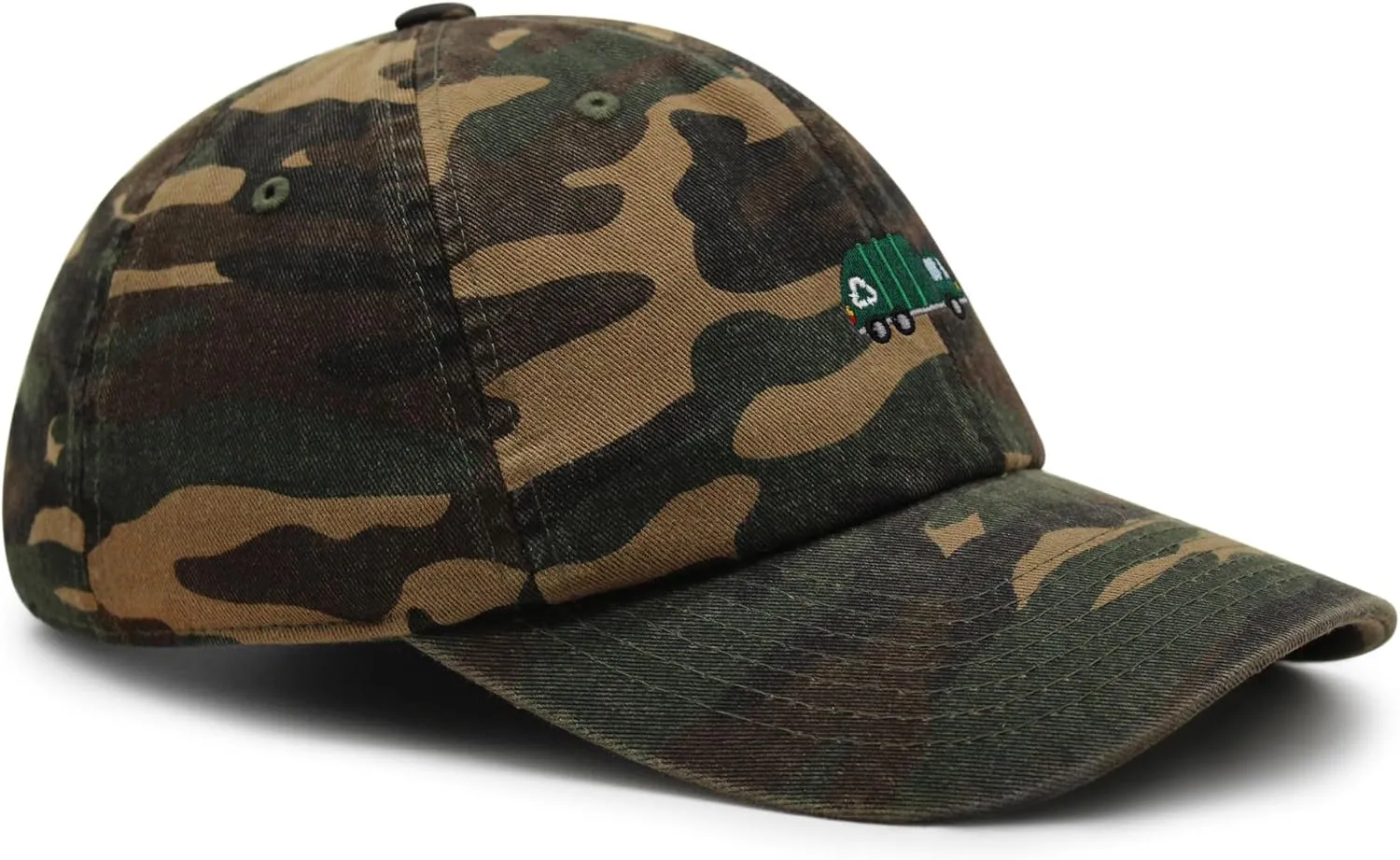 JPAK Trash Garbage Truck Premium Dad Hat Embroidered Cotton Baseball Cap Sanitation Waste