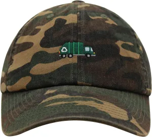 JPAK Trash Garbage Truck Premium Dad Hat Embroidered Cotton Baseball Cap Sanitation Waste