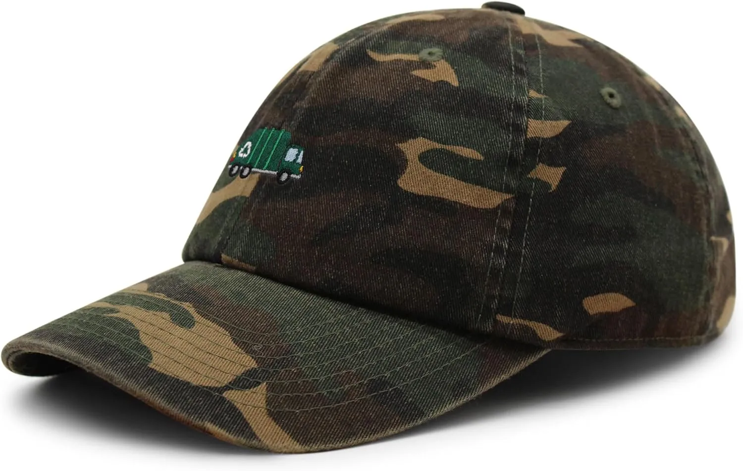 JPAK Trash Garbage Truck Premium Dad Hat Embroidered Cotton Baseball Cap Sanitation Waste