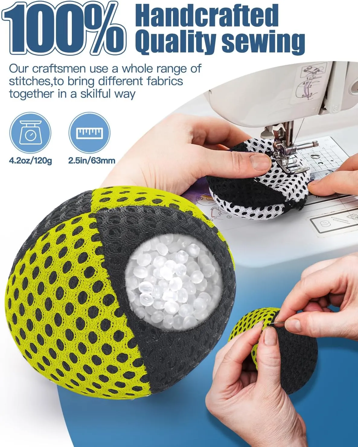 Juggling Balls for Beginners and Professionals Set of 3 Juggling Bean Bags Durable Juggle Ball Kit(Black - Yellow)