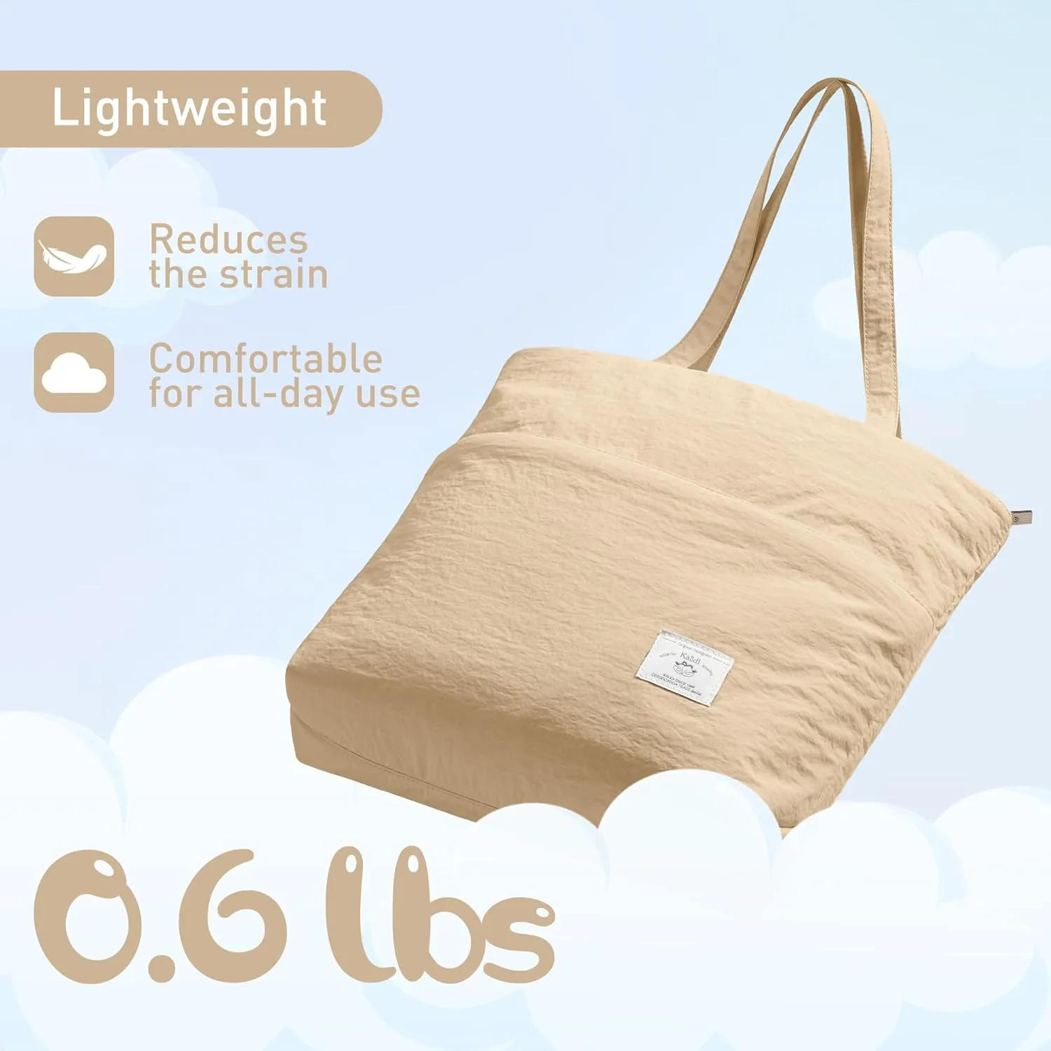 KALIDI Large Tote Bag for Women Handbag Lightweight Puffy Tote Bag with Zipper Shoulder Bag