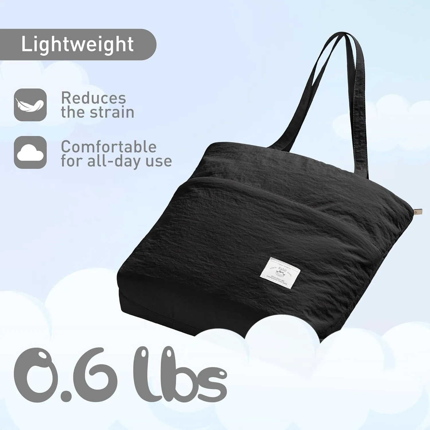 KALIDI Large Tote Bag for Women Handbag Lightweight Puffy Tote Bag with Zipper Shoulder Bag