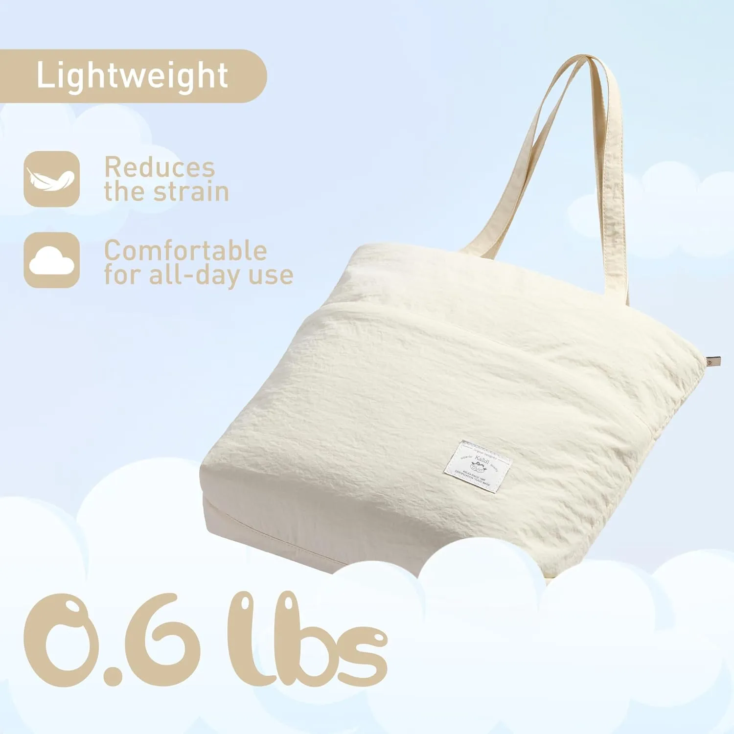KALIDI Large Tote Bag for Women Handbag Lightweight Puffy Tote Bag with Zipper Shoulder Bag