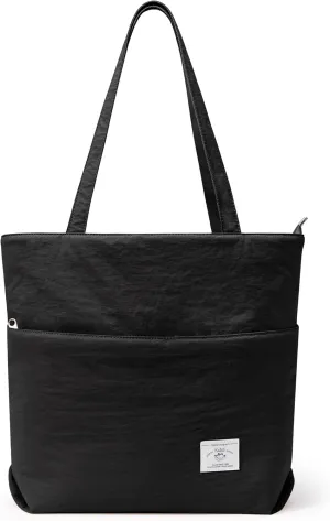 KALIDI Large Tote Bag for Women Handbag Lightweight Puffy Tote Bag with Zipper Shoulder Bag