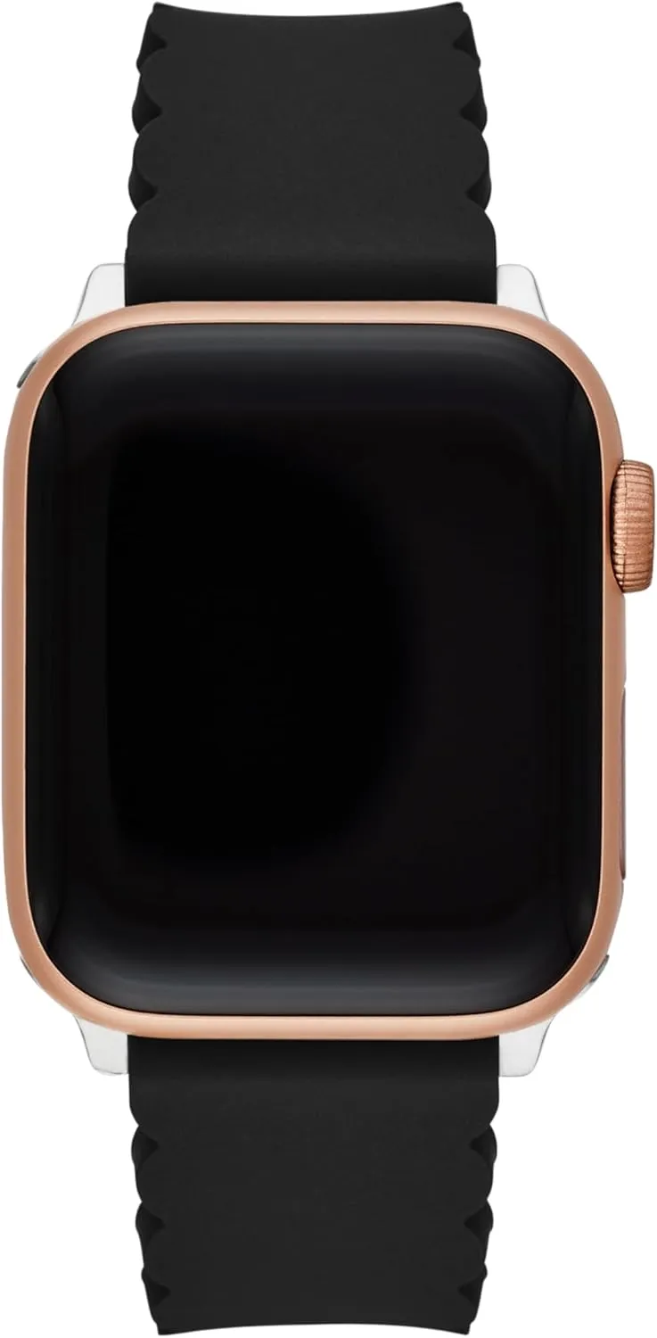 Kate Spade New York Designer Interchangeable Leather or Nylon Band Compatible with Your 38/40/41mm and/or 42/44/45/49mm Apple Watch Series 9/8/7/6/5/4/3/2/1/SE and/or Ultra Series 1-2