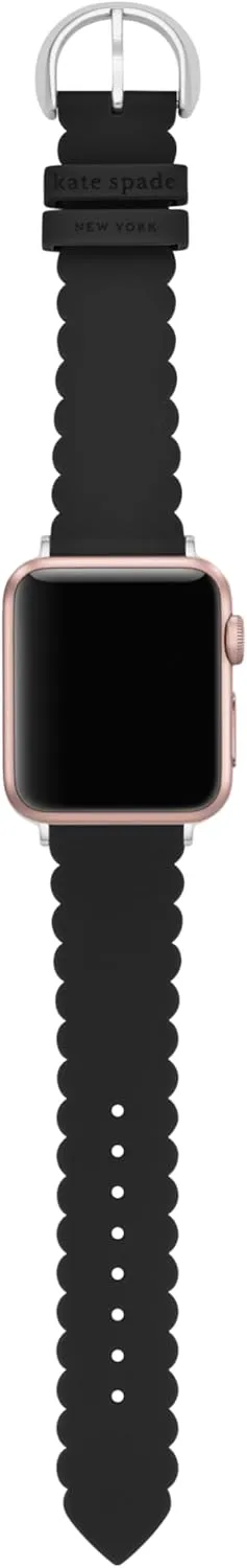 Kate Spade New York Designer Interchangeable Leather or Nylon Band Compatible with Your 38/40/41mm and/or 42/44/45/49mm Apple Watch Series 9/8/7/6/5/4/3/2/1/SE and/or Ultra Series 1-2