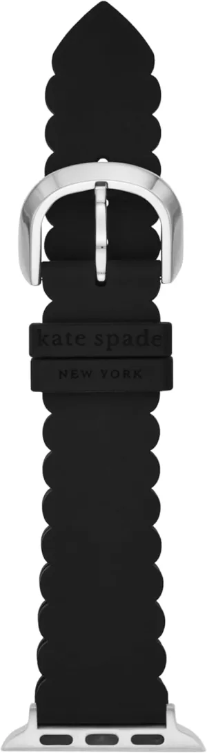 Kate Spade New York Designer Interchangeable Leather or Nylon Band Compatible with Your 38/40/41mm and/or 42/44/45/49mm Apple Watch Series 9/8/7/6/5/4/3/2/1/SE and/or Ultra Series 1-2
