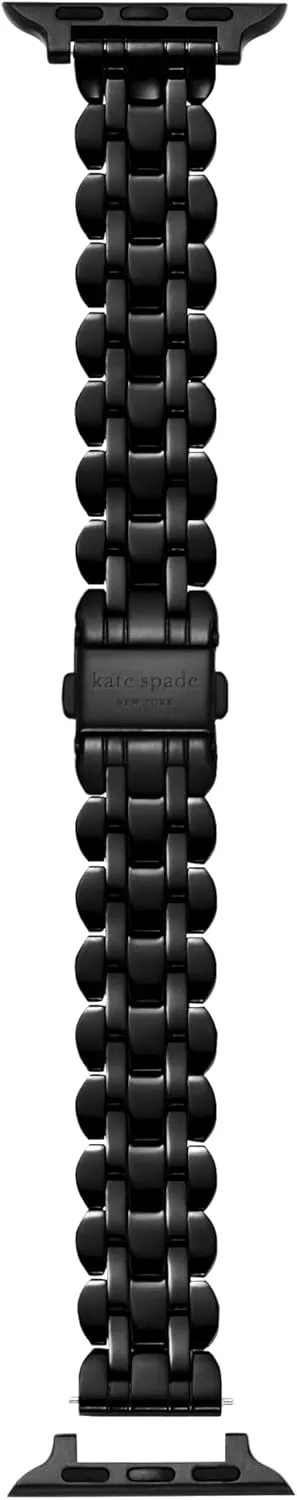 Kate Spade New York Designer Interchangeable Stainless Steel Band Compatible with Your 38/40/41mm Apple Watch Series 9/8/7/6/5/4/3/2/1/SE