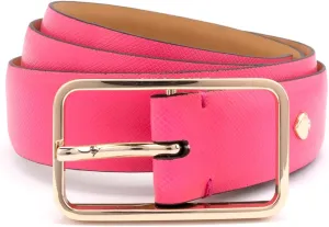 kate spade new york Women's 1 Inch Mel Belt, Leather Accessory with Adjustable Sizing for Everyday Styling