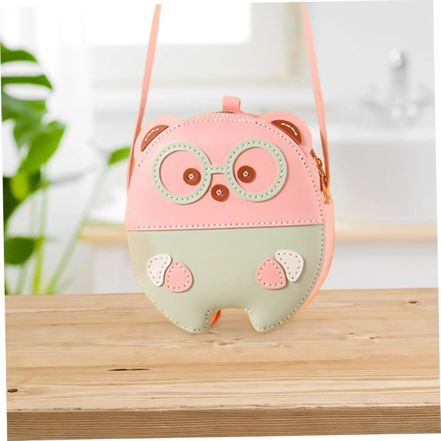 Kisangel 1 Set Handmade Bag Sewing Kit for Crafting Unique Shoulder Bags Present for Friends and Family Includes All Necessary Accessories Bear Style