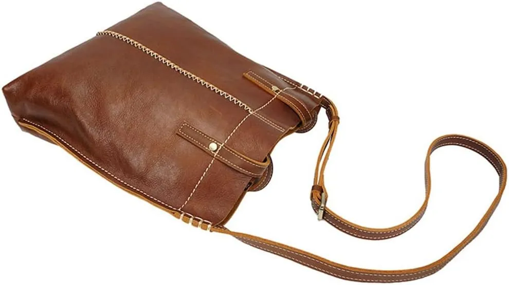 Large Bag Vintage Shoulder Bag Vintage Leather Handmade Men And Women Bags