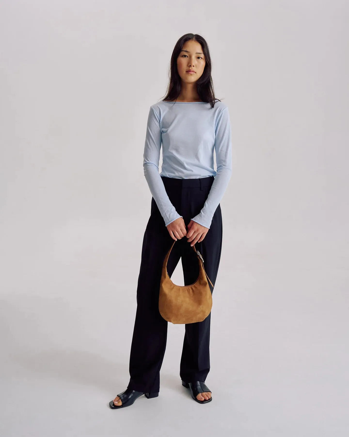 Large Everyday Croissant Bag Caramel