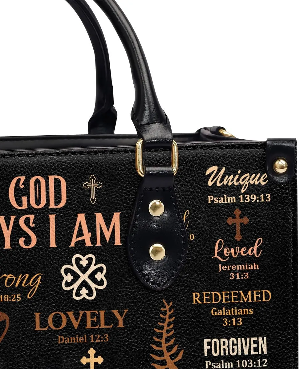 Leather Handbag For Black Women - Tote Bags For Women - Christmas Gifts For Women, Christmas Purse For Women