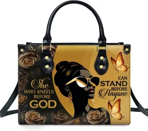 Leather Handbag For Black Women - Tote Bags For Women - Christmas Gifts For Women, Christmas Purse For Women