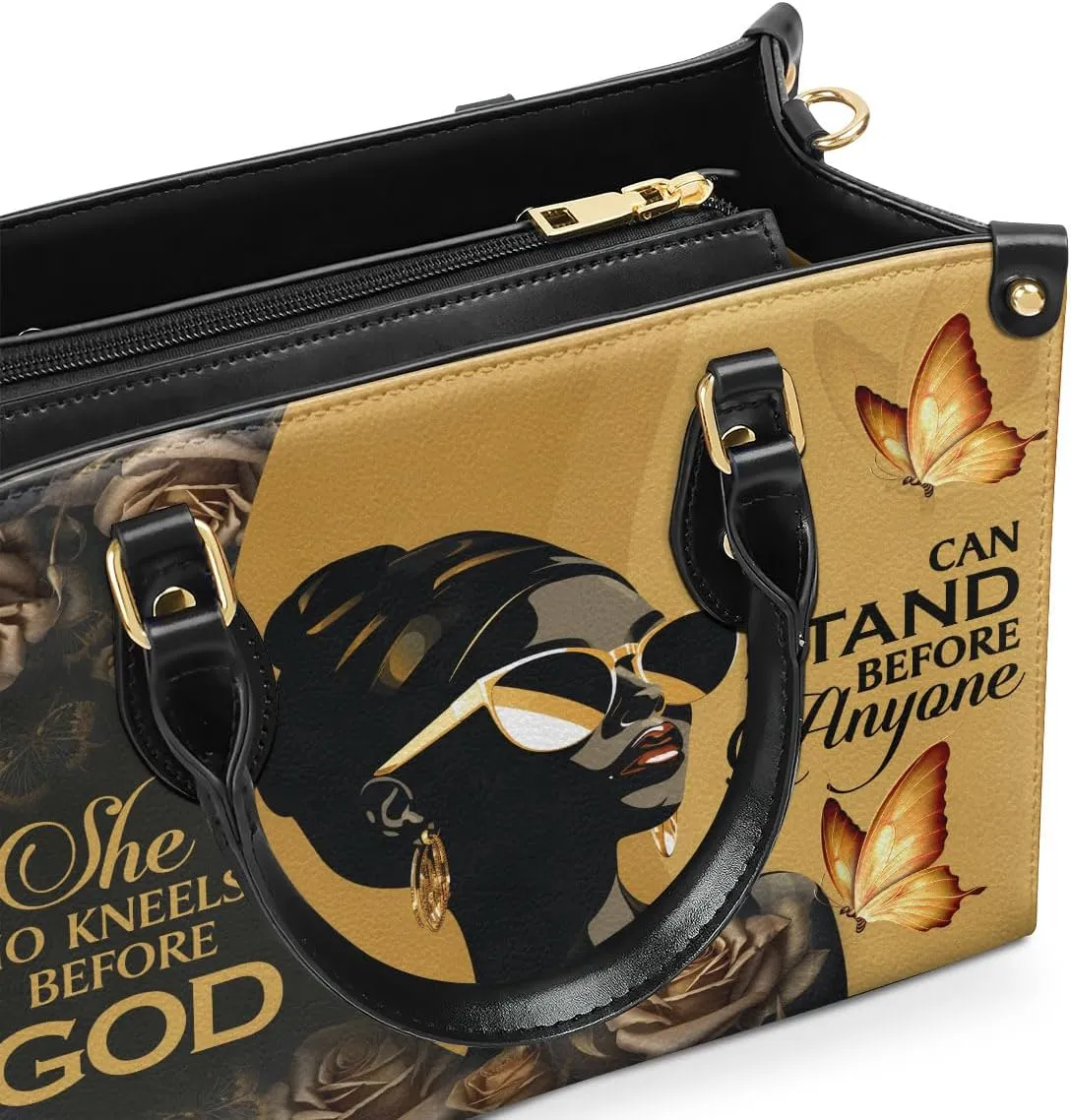 Leather Handbag For Black Women - Tote Bags For Women - Christmas Gifts For Women, Christmas Purse For Women