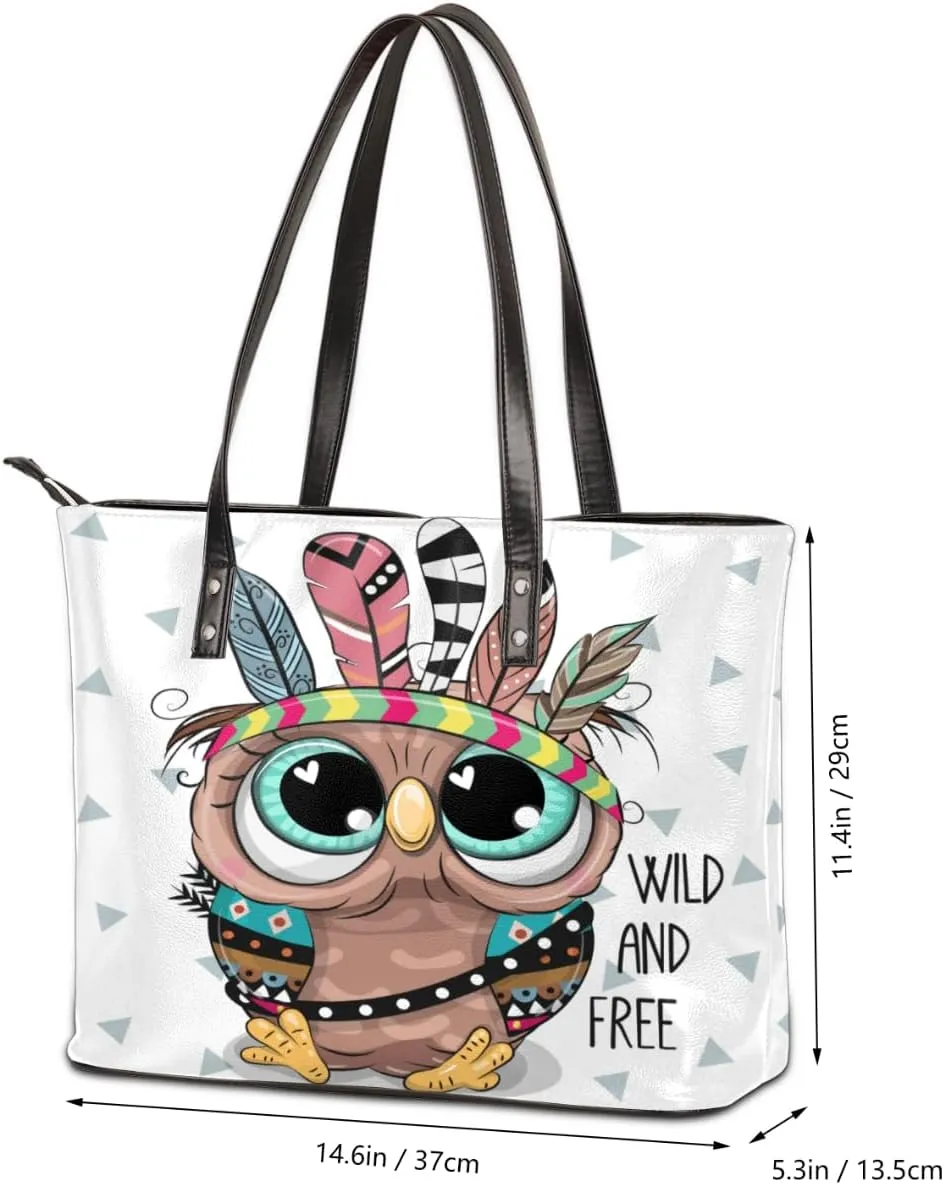 Leather Tote Bag for Women Fashion Shoulder Bag Purses and Handbags Large Capacity Satchel Bags for Work Travel
