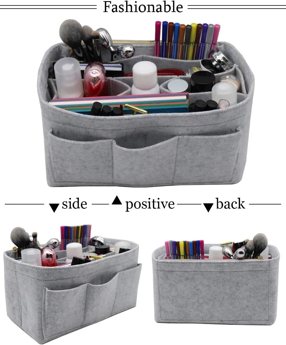 LEXSION Felt Purse Insert Bag Organizer Bag In Bag For Handbag Purse Organizer Fits Speedy Neverfull
