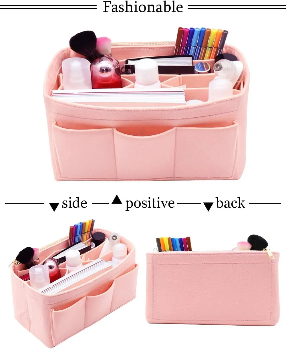 LEXSION Felt Purse Insert Bag Organizer Bag In Bag For Handbag Purse Organizer Fits Speedy Neverfull
