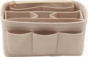LEXSION Felt Purse Insert Bag Organizer Bag In Bag For Handbag Purse Organizer Fits Speedy Neverfull