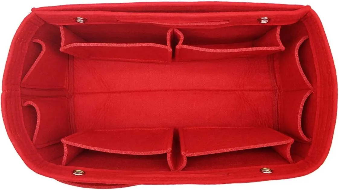 LEXSION Felt Purse Organizer Insert - Multi Pocket Bag in Bag Organizer Shaper