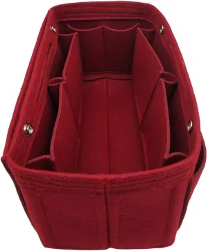 LEXSION Felt Purse Organizer Insert - Multi Pocket Bag in Bag Organizer Shaper