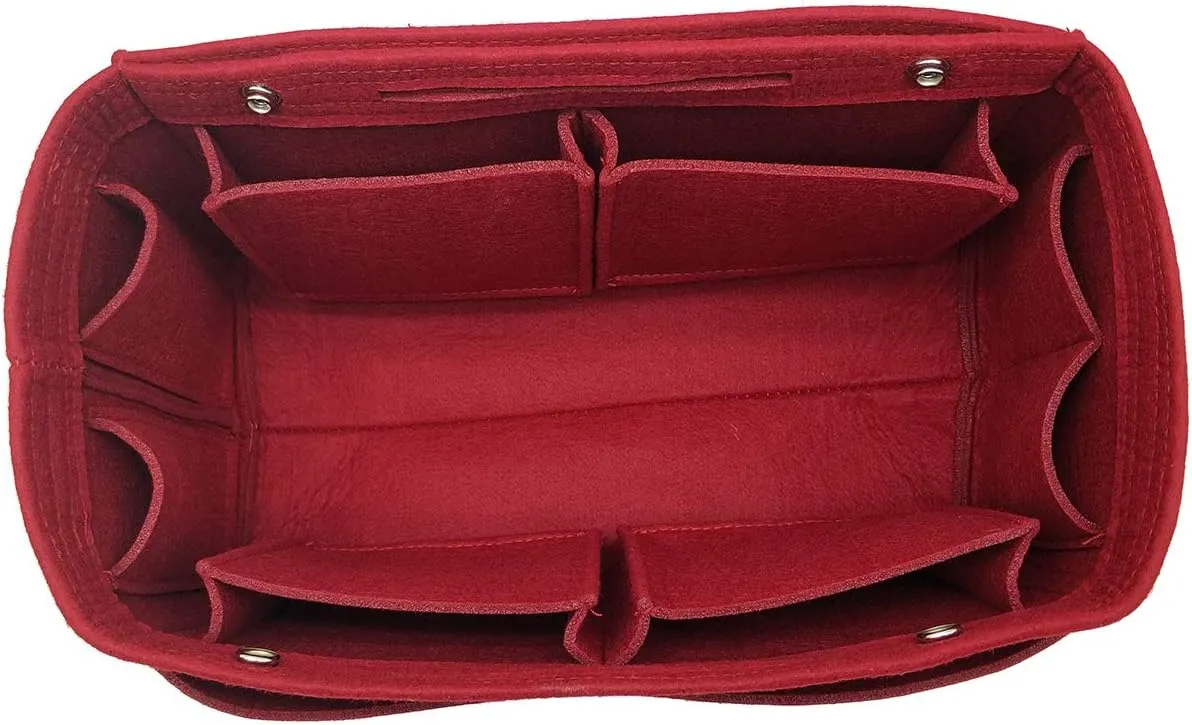 LEXSION Felt Purse Organizer Insert - Multi Pocket Bag in Bag Organizer Shaper