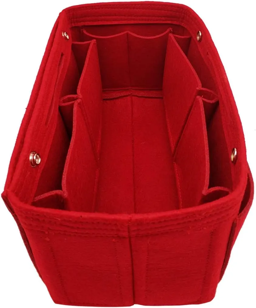 LEXSION Felt Purse Organizer Insert - Multi Pocket Bag in Bag Organizer Shaper