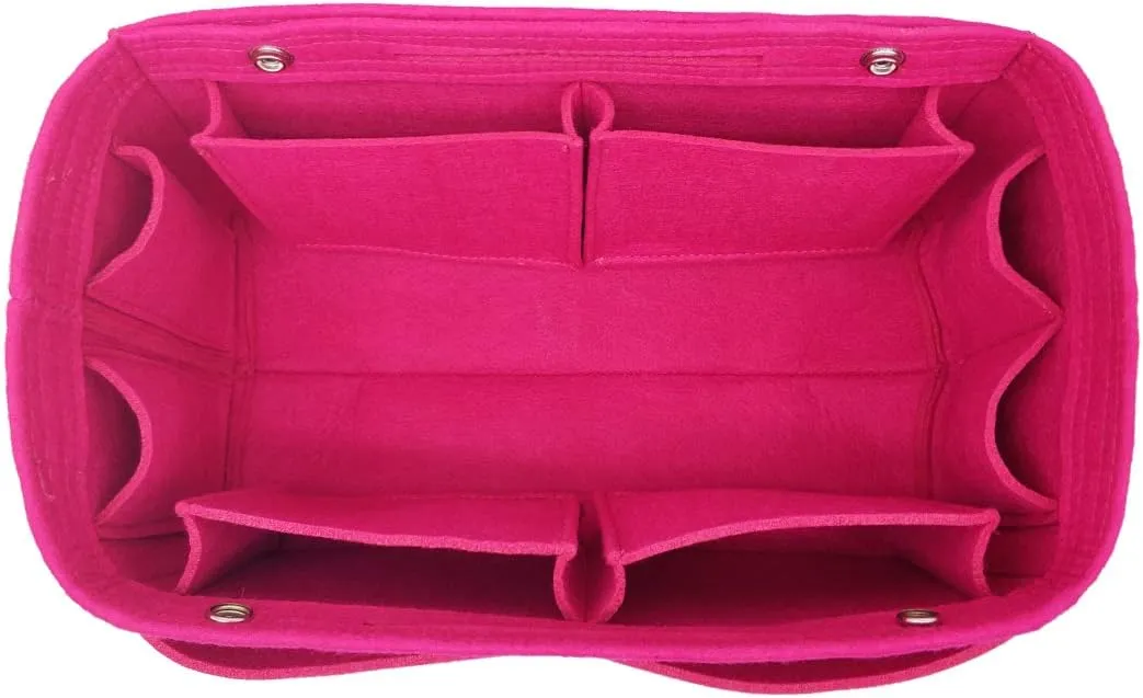 LEXSION Felt Purse Organizer Insert - Multi Pocket Bag in Bag Organizer Shaper
