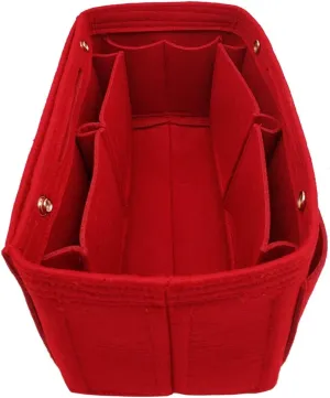 LEXSION Felt Purse Organizer Insert - Multi Pocket Bag in Bag Organizer Shaper