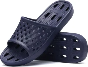 Litfun Shower Shoes for Women Non-Slip Quick Dry Shower Slippers Lightweight Pool Sandals with Drain Holes for College Dorm, Beach, Bathroom & Gym