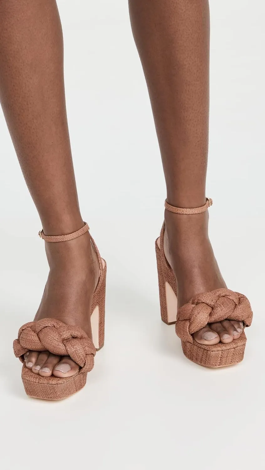 Loeffler Randall Women's FAE Platform Sandals with Braid